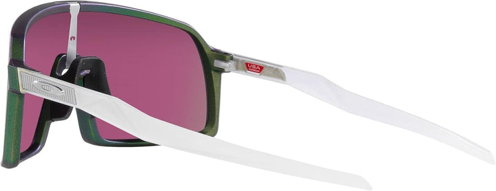 Oakley Herren Oo9406 Sutro Sonnenbrille, Matt-silber-grün Colorshift/Prizm Road Jade