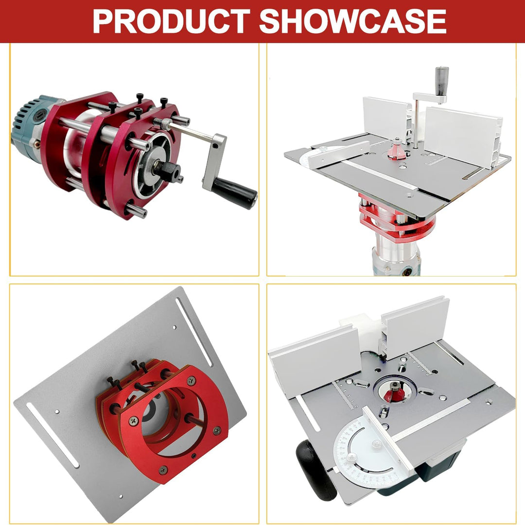 Frästisch für Oberfräse Einlegeplatte Set, OberfräSentisch und Tischfräsmaschine, Router Table, Plan