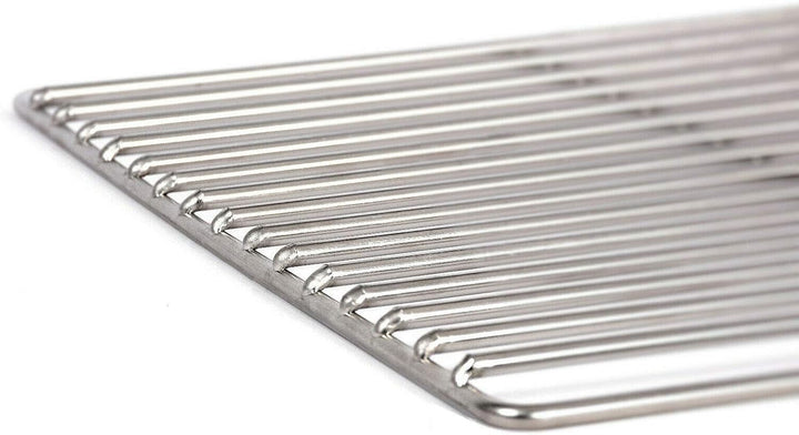 Massiver Grillrost 70 x 46 cm aus Edelstahl 6 mm rostfrei und elektropoliert