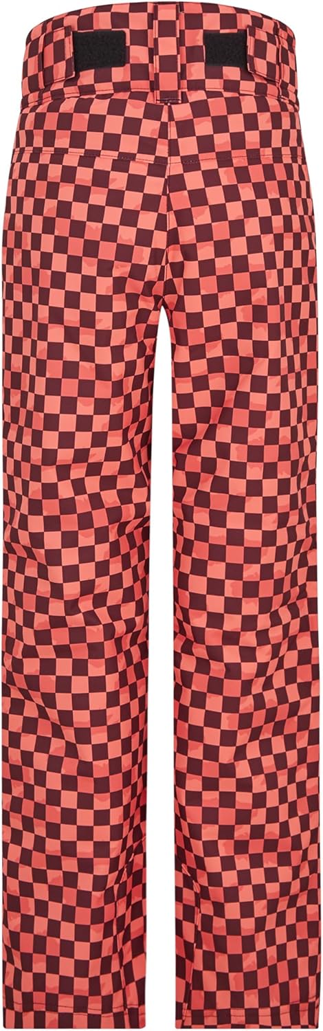 Ziener Mädchen Ski-Hose, Schnee-Hose | wasserdicht, Winddicht, warm Alin, Chessboard Print