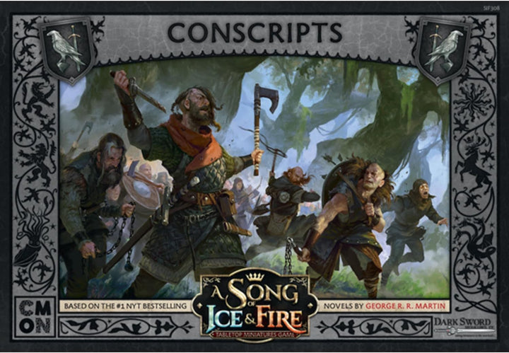 Cool Mini or Not - A Song of Ice and Fire: Night's Watch Conscripts Unit Expansion - Miniature Game