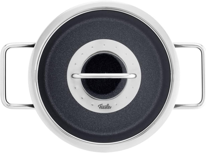 Fissler Adamant / Aluminium-Kochtopf (Ø 20 cm, 2,7L) Töpfe-beschichtet mit Glas-Deckel, antihaftend