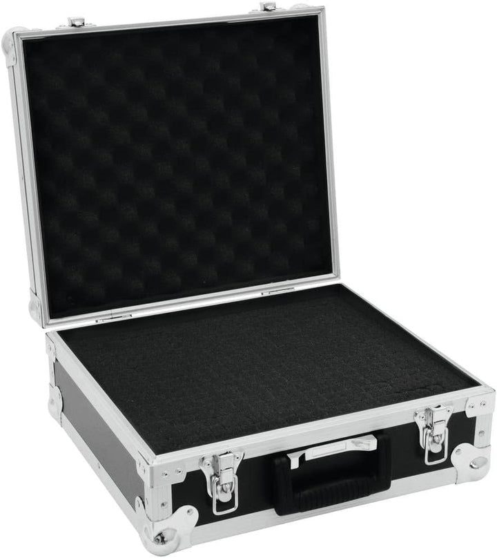 ROADINGER Universal-Koffer-Case FOAM GR-3 schwarz | Flightcase mit flexibler Schaumeinlage und 380 x