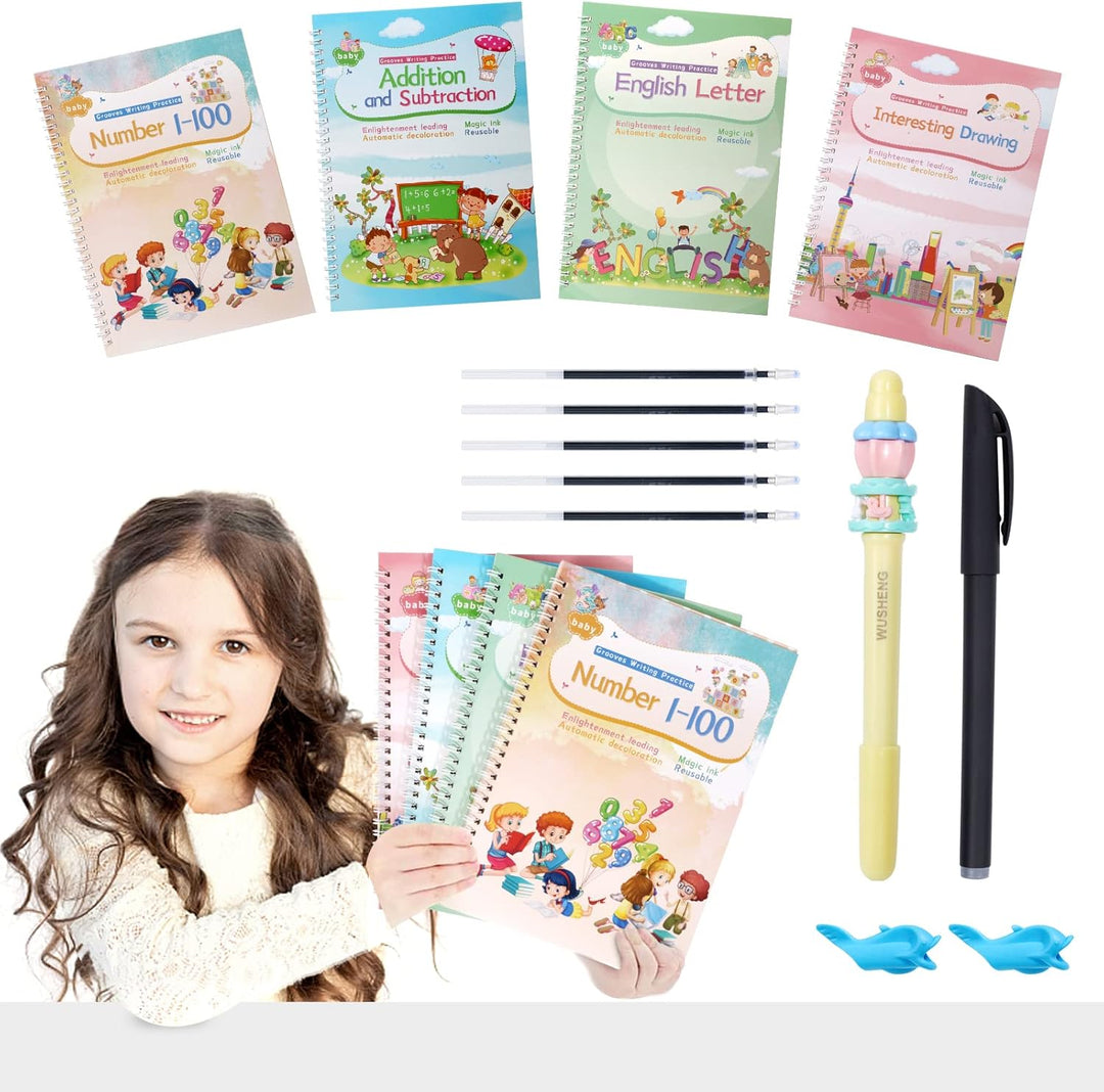 CosyCorner Magische Handschrift Arbeitsmappen Handschrift Praxis Magisches Kopierbuch, Handschrifthi