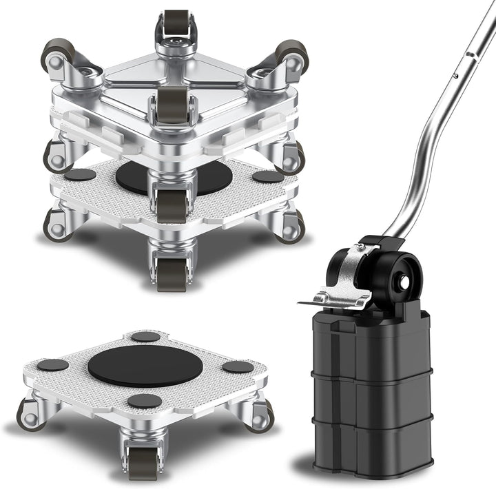 ONEON Möbeltransport Profi-Set - Verbesserter Möbelheber mit Massgefertigten TPE-Rädern für Mühelose