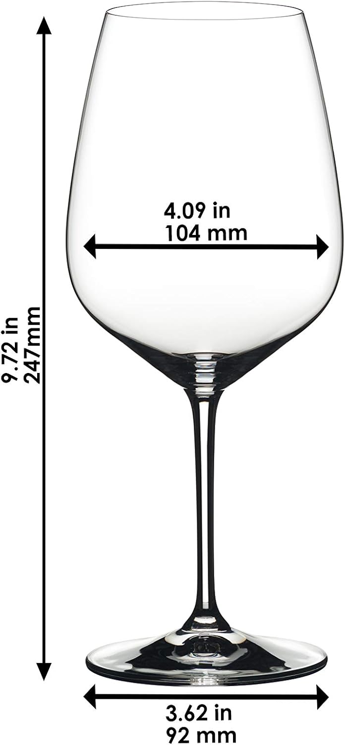 RIEDEL, Glas, Extreme Cabernet Weingläser, transparent, 4 Stück, Cabernet