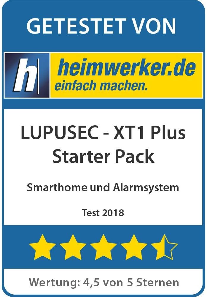 XT1 Plus Starter Pack, Smart Home Alarmanlage für Haus und Wohnung, Deutscher Hersteller, mit Kamera