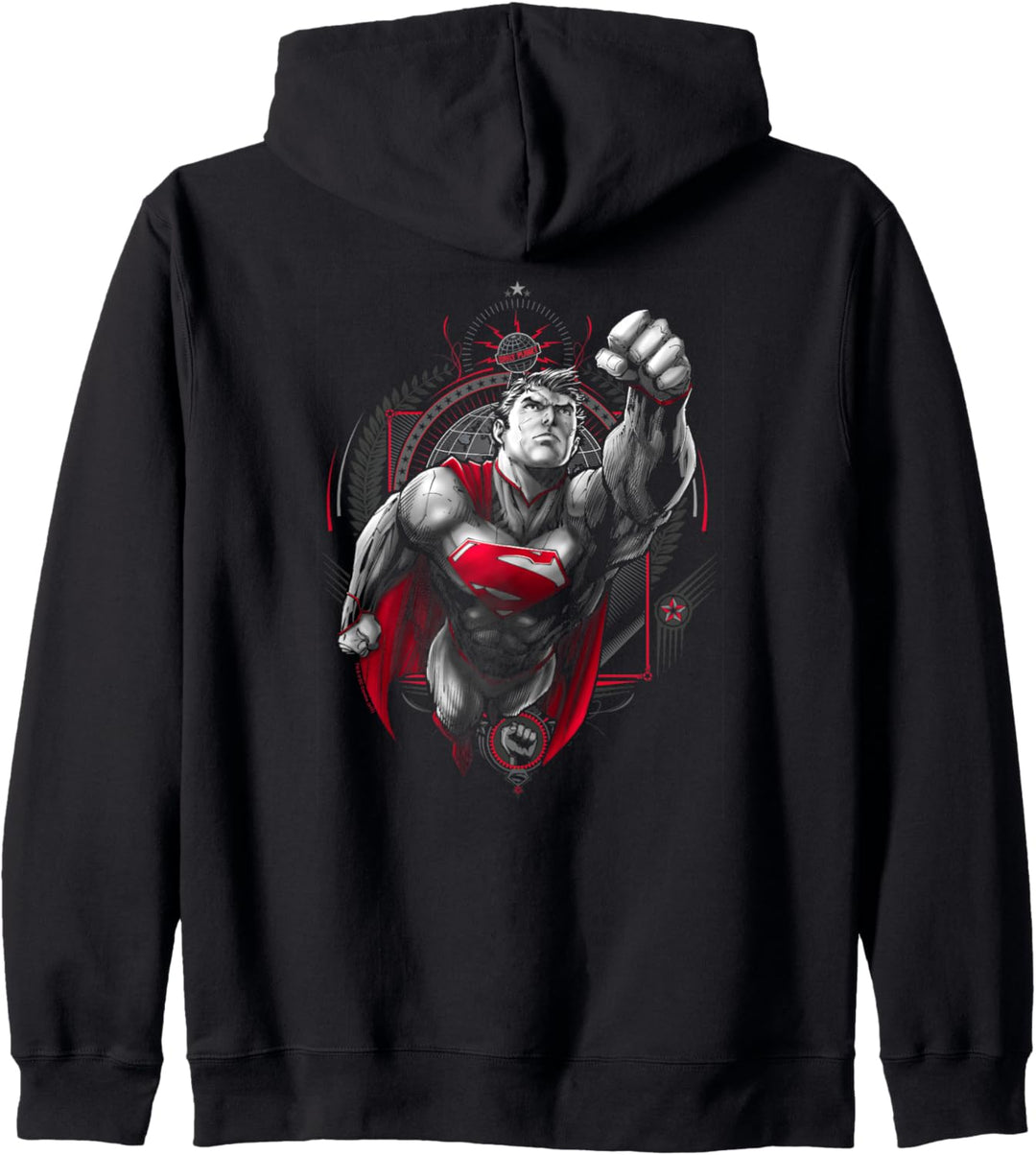 Superman Propaganda Superman Kapuzenjacke