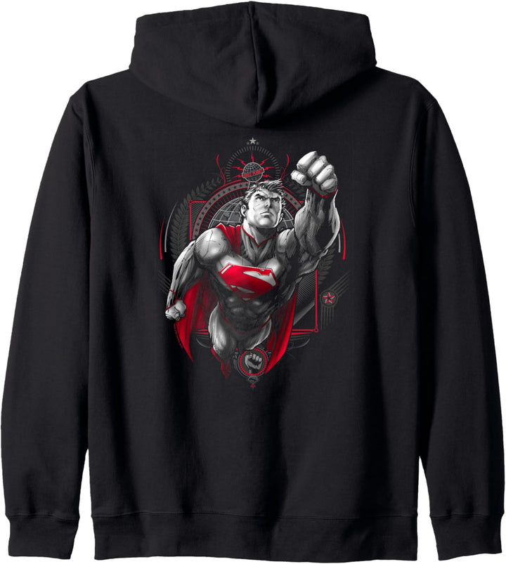 Superman Propaganda Superman Kapuzenjacke