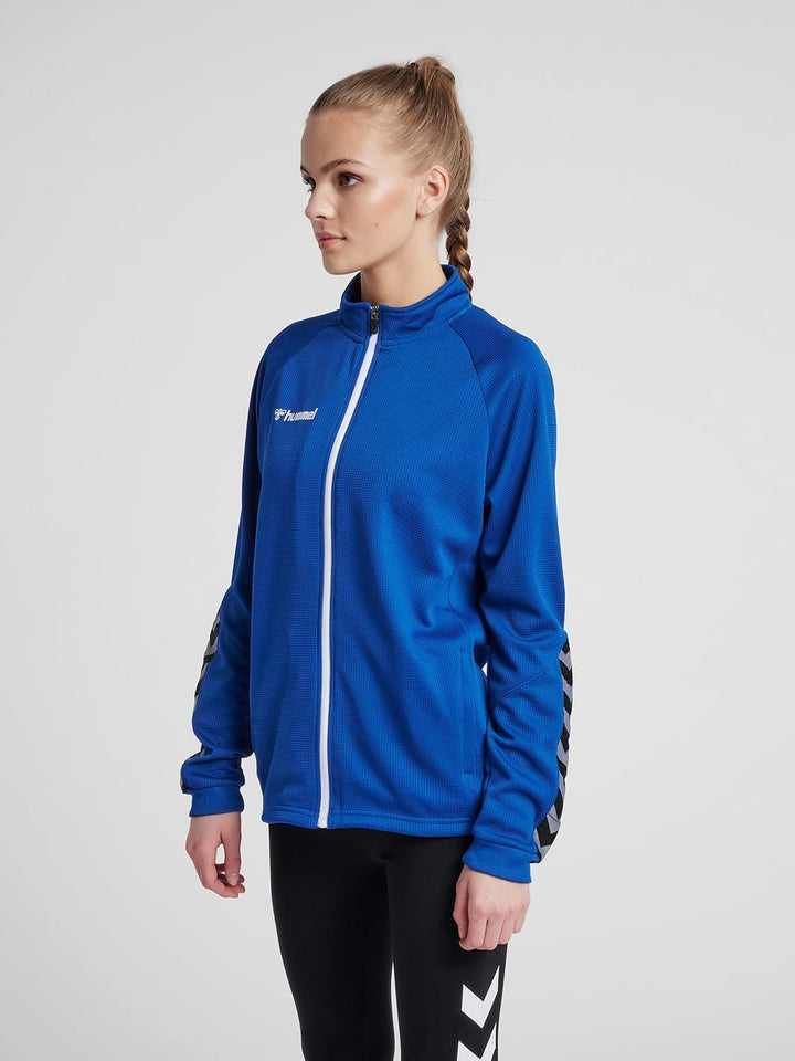 hummel Damen Authentic Women Poly Zip Jacket Jacke XL TRUE BLUE, XL TRUE BLUE