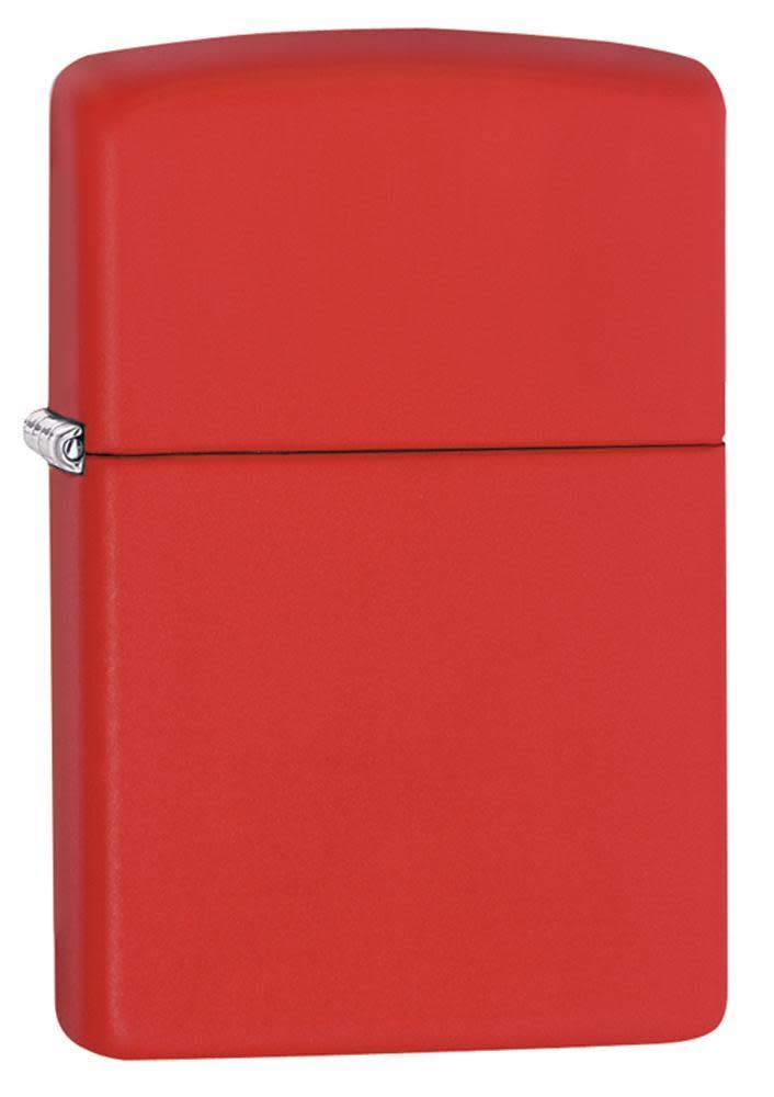 Zippo 233 Classic Feuerzeug, Red Matte, 13 x 5,6 x 2,8 cm, Red Matte