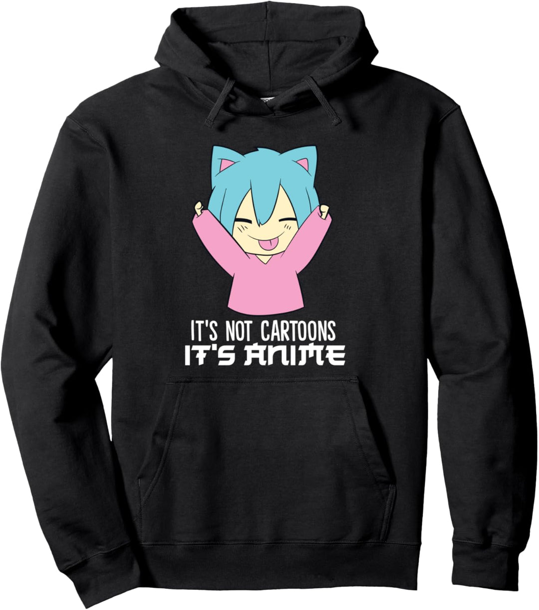 Es sind keine Cartoons Es ist Anime Kawaii Anime Pullover Hoodie