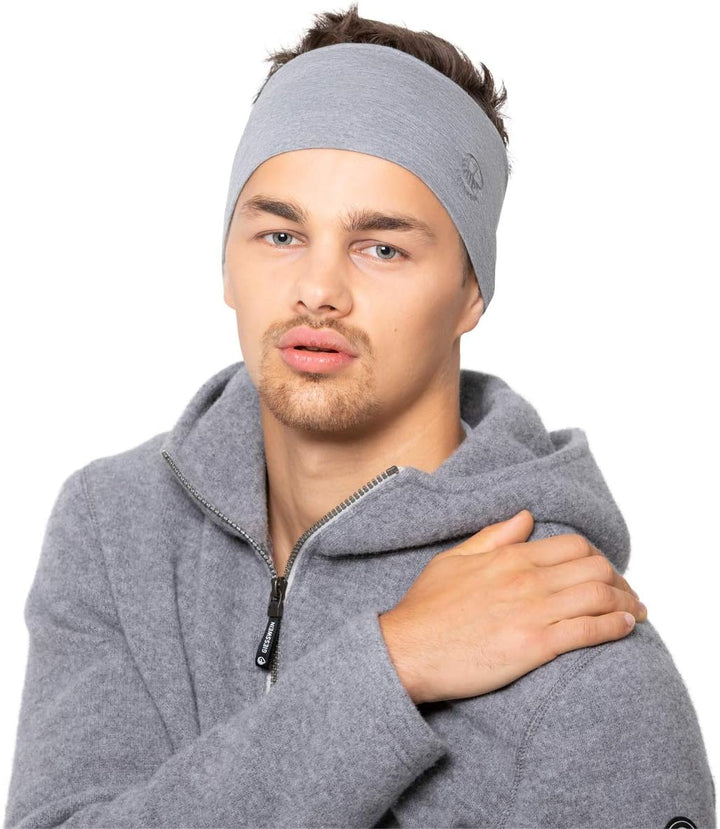 GIESSWEIN Stirnband Brentenjoch - Merino Jersey Headband, Damen & Herren Ohrenwärmer aus 100% Merino