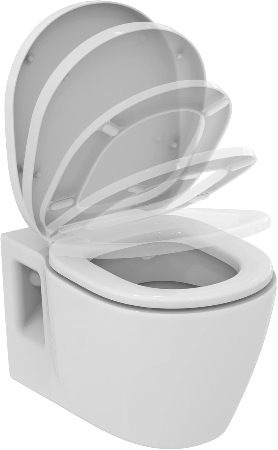 Ideal Standard E272601 WC-Paket Connect, Wandtiefspül-WC inkl. WC-Sitz Softclose (Absenkautomatik) W