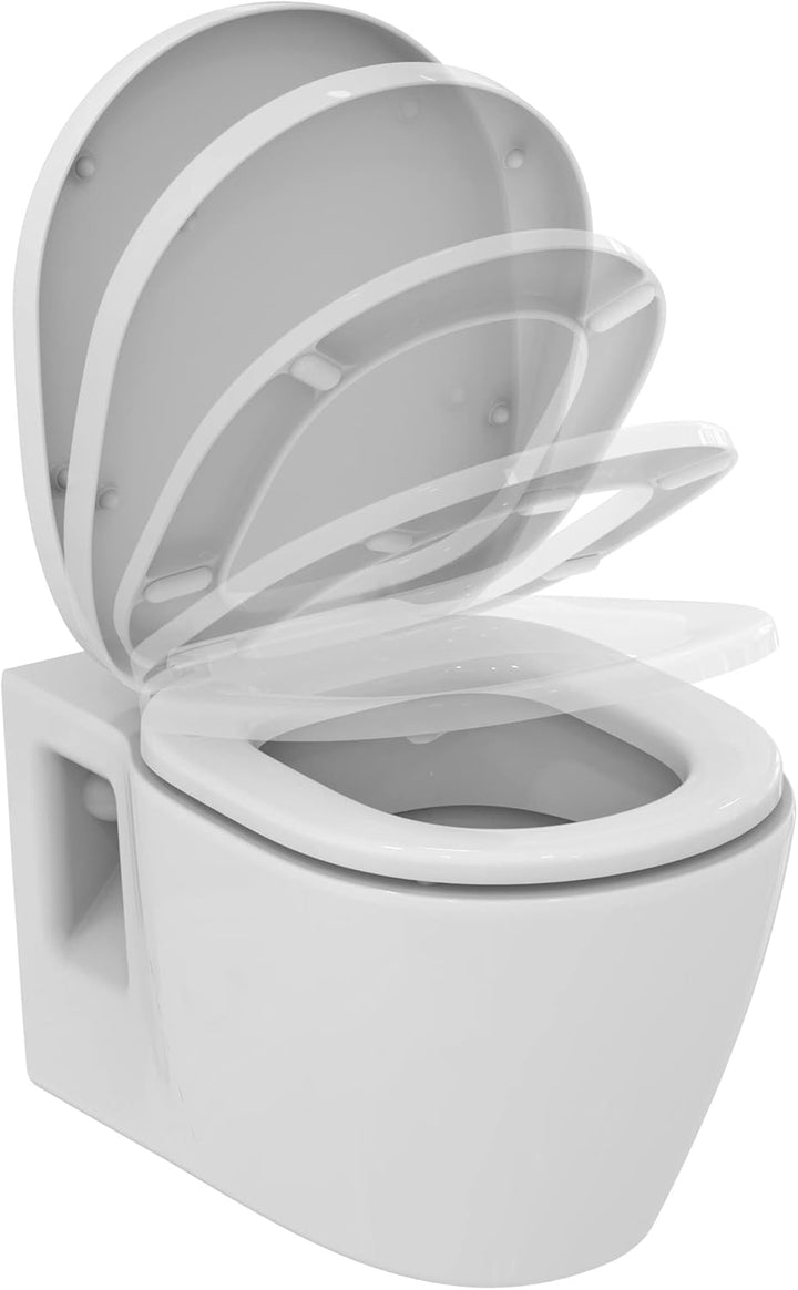 Ideal Standard E272601 WC-Paket Connect, Wandtiefspül-WC inkl. WC-Sitz Softclose (Absenkautomatik) W