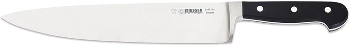 GIESSER seit 1776 - Made in Germany - Kochmesser geschmiedet schwarz Skyline black, 25 cm, Küchenmes