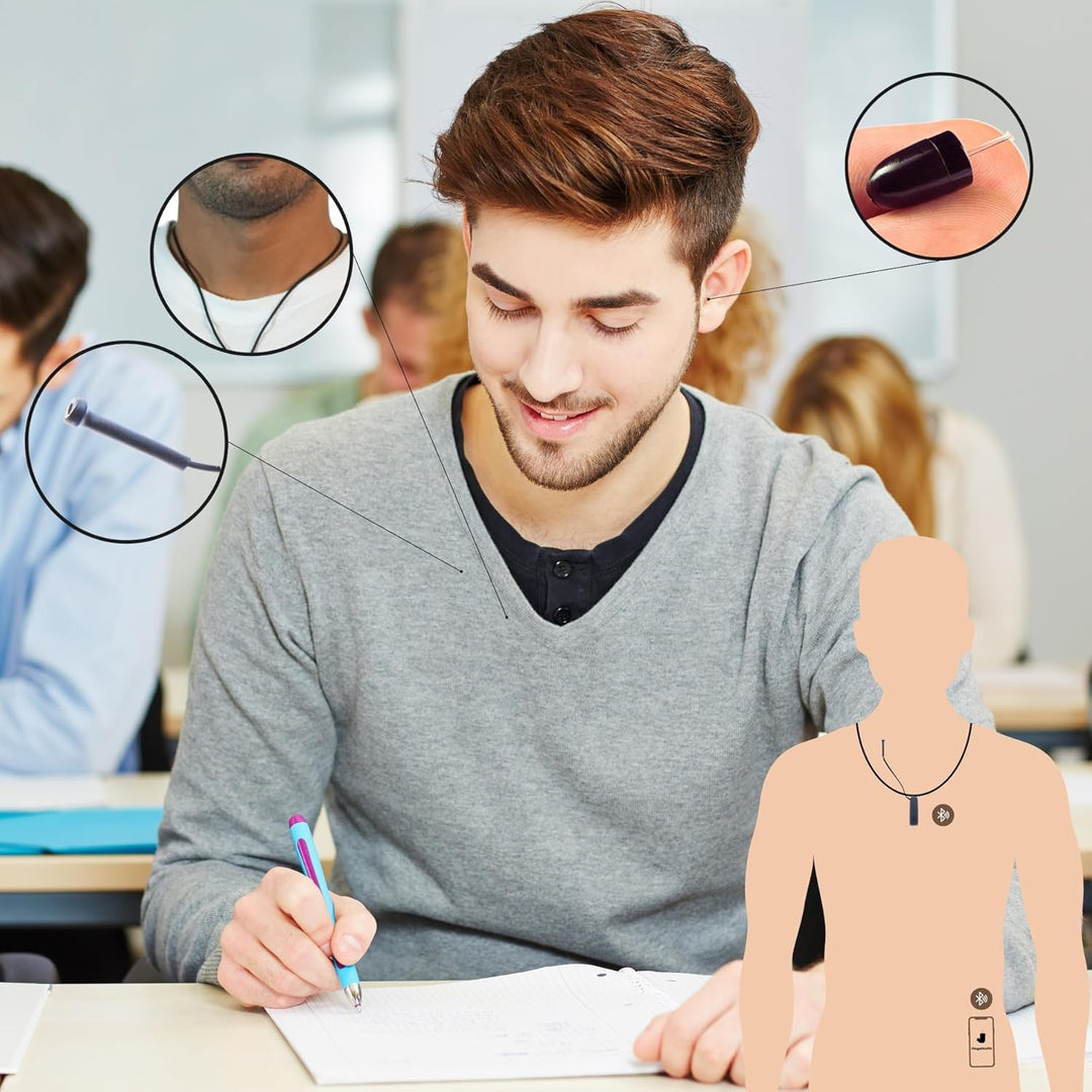 PingaOculto Spion Kopfhörer Bluetooth Prüfung Mini VIP Pro Unsichtbare Kopfhörer Handy Mikrofon Kabe