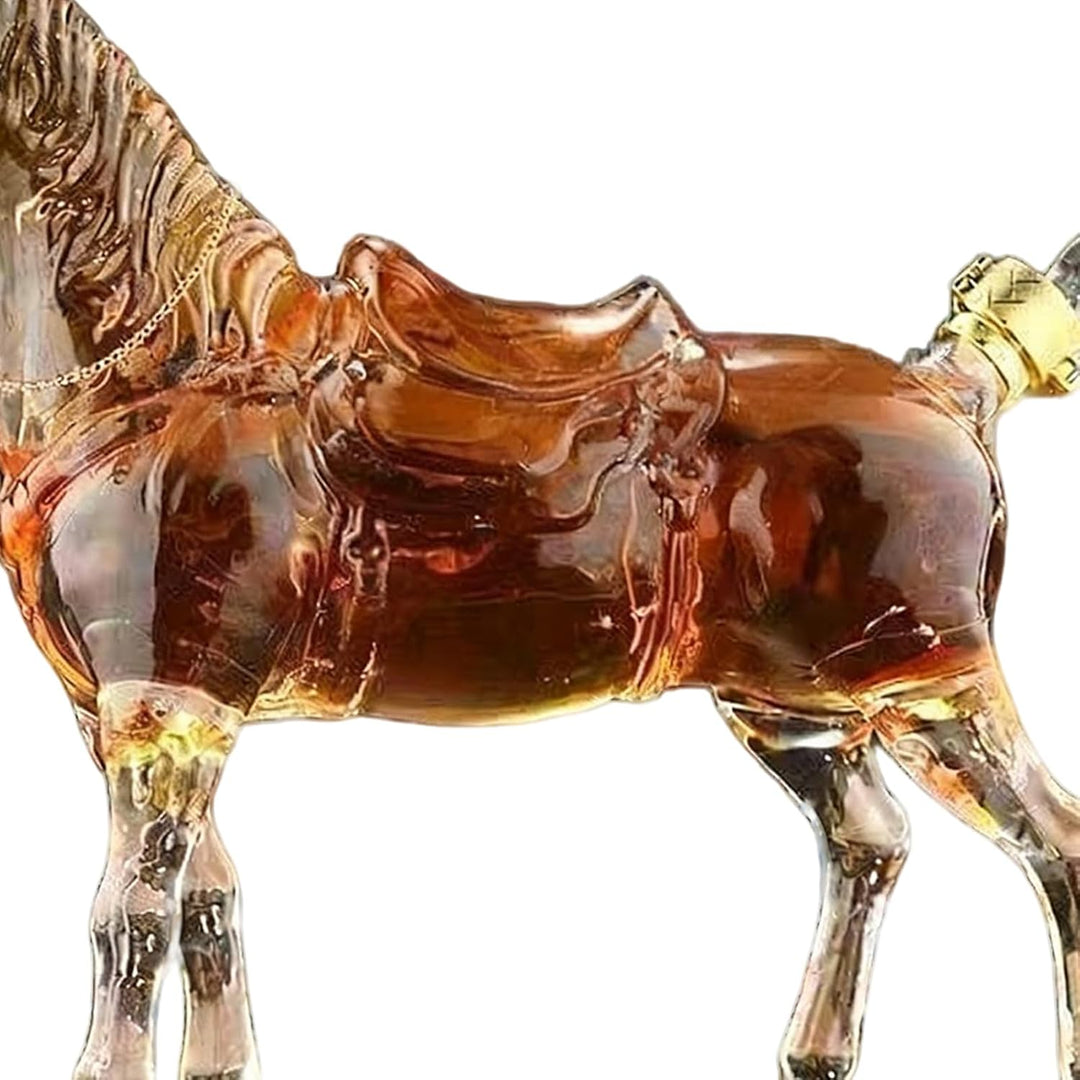 Glasflasche - Transparente Whisky-Karaffe, Neuer Getränkebehälter, Dekoratives Getränkekännchen, ans