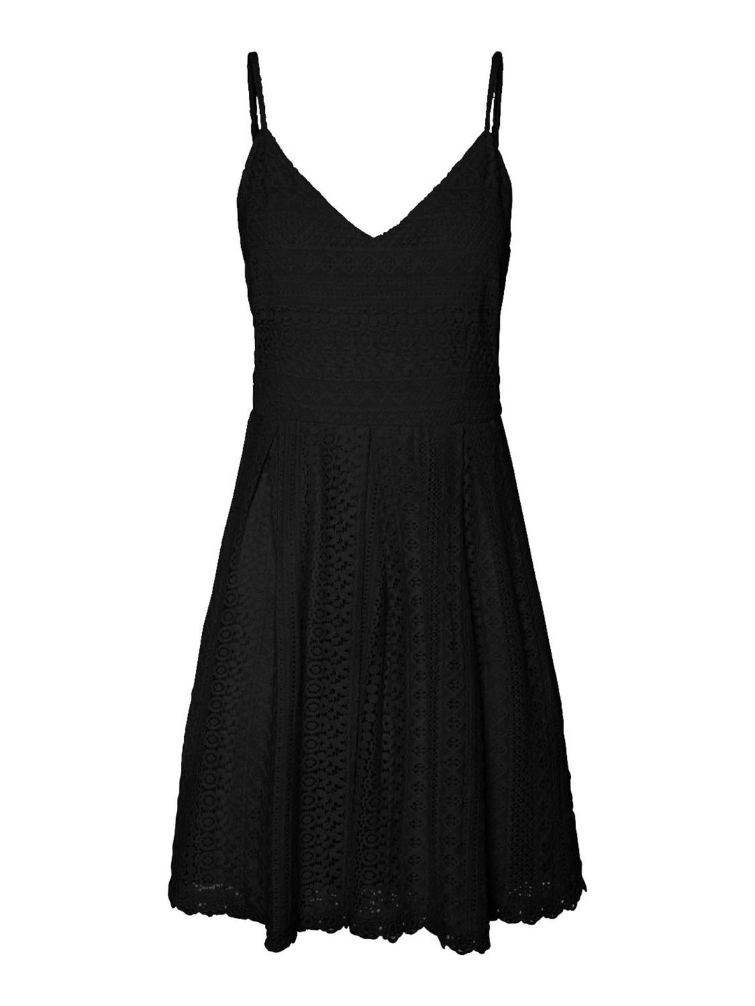 VERO MODA Female Plissiertes Kleid VMHONEY Kurzes Kleid | Plissé dress XS Schwarz, XS Schwarz