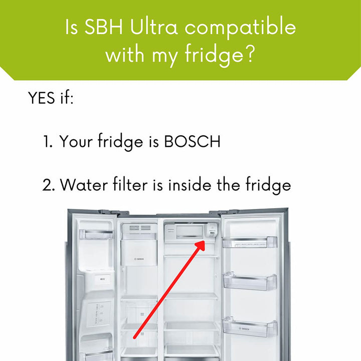 3x Seltino SBH-Ultra service Kühlschrank Wasser Filter für Bosch Siemens Neff Miele wie UltraClarity