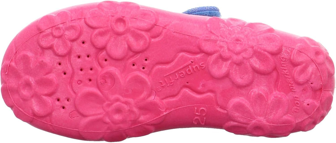 Superfit Mädchen Bonny Hausschuhe 1-800283Hausschuhe 24 EU Blau Pink 8030, 24 EU Blau Pink 8030