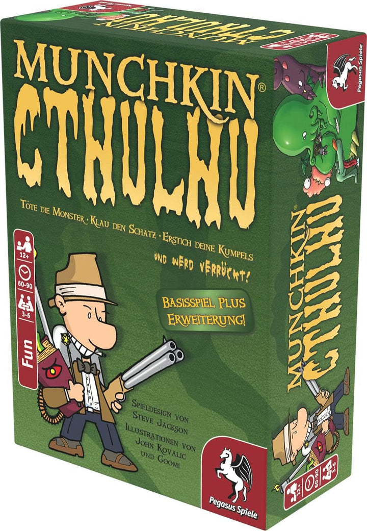 Pegasus Spiele 17189G - Munchkin Cthulhu 1+2