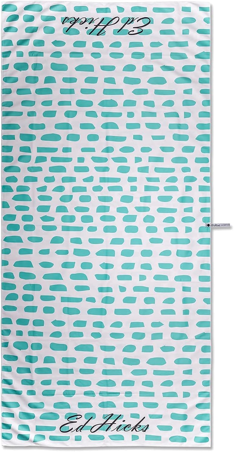 Ed Hicks Mikrofaser Strandtuch – extra gross XXL 200 x 90 cm – Bade, Urlaubs und Reisehandtücher –sa