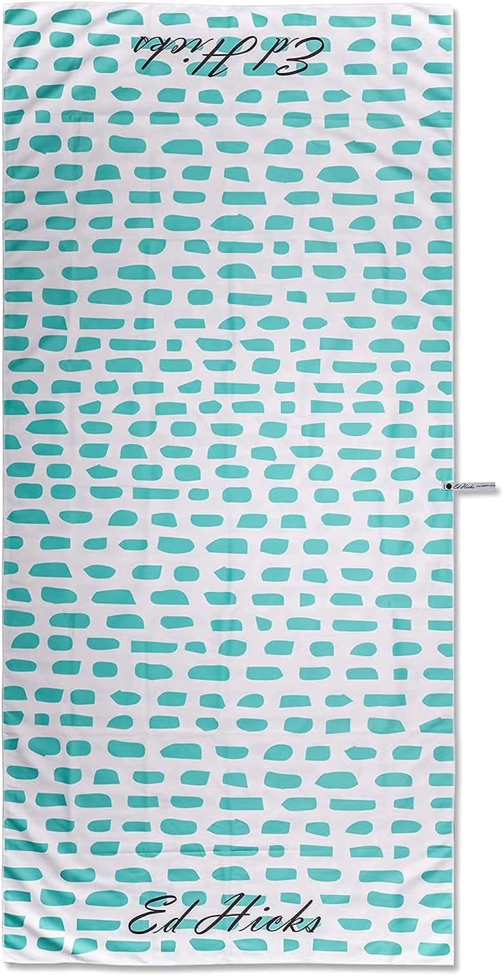 Ed Hicks Mikrofaser Strandtuch – extra gross XXL 200 x 90 cm – Bade, Urlaubs und Reisehandtücher –sa