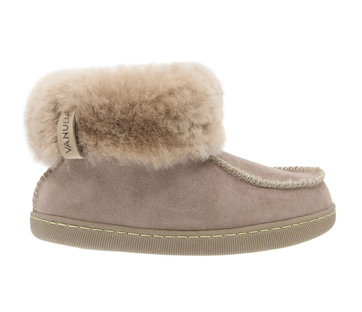 Vanuba - Kinder Hausschuhe Peppin, Lammfell Winterschuhe, Baby Schuhe, Junge und Mädchen, Echtleder,