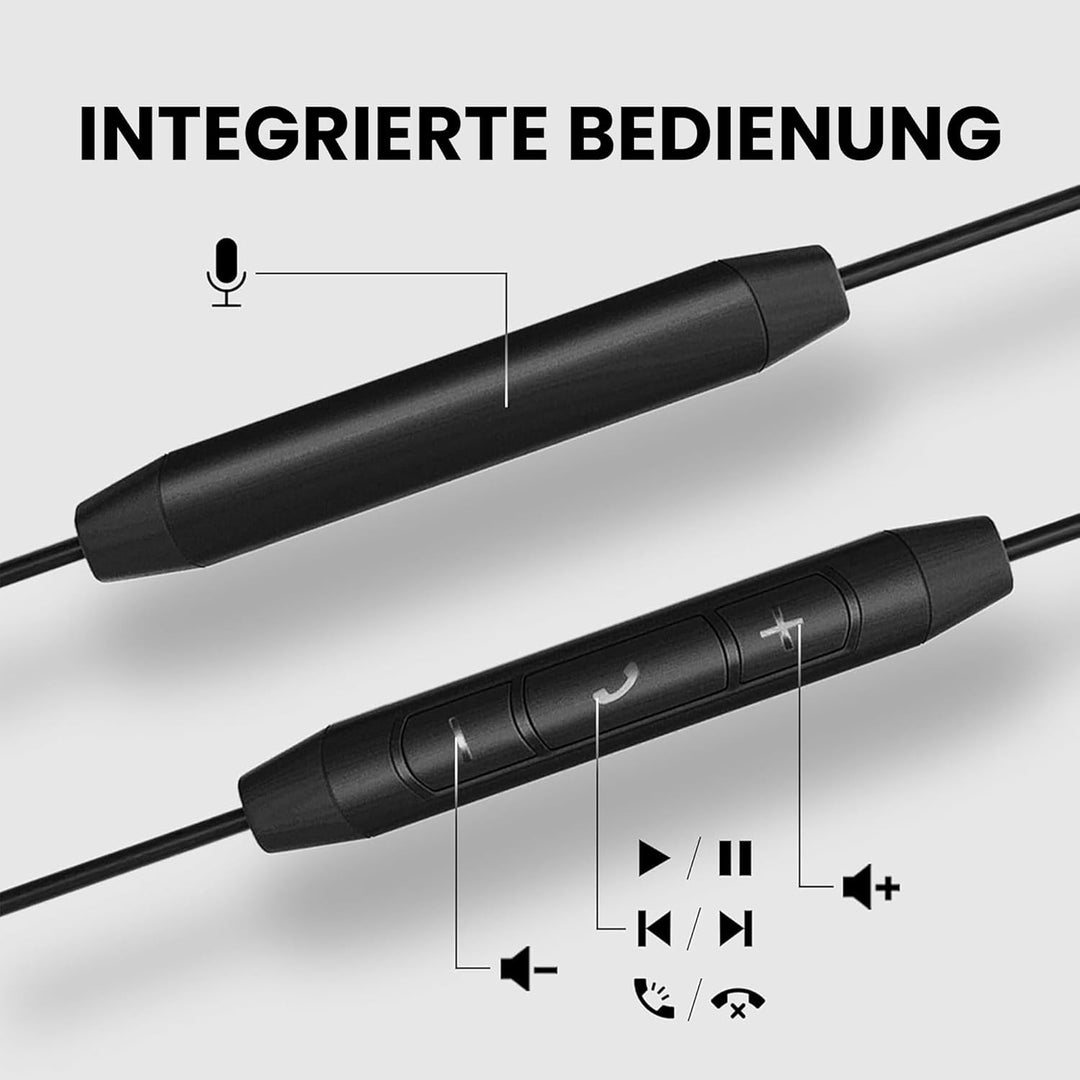 Avantree Resolve (Klein & Gross) – 2er-Pack Kabelgebundene Open-Ear-Kopfhörer Mit Mikrofon, Bequemer