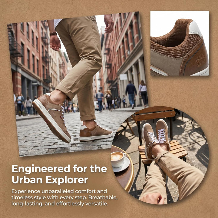 ARRIGO BELLO Sneaker Herren Schuhe Business Freizeitschuhe Leichte Trainers für Walking, Laufen, Spo