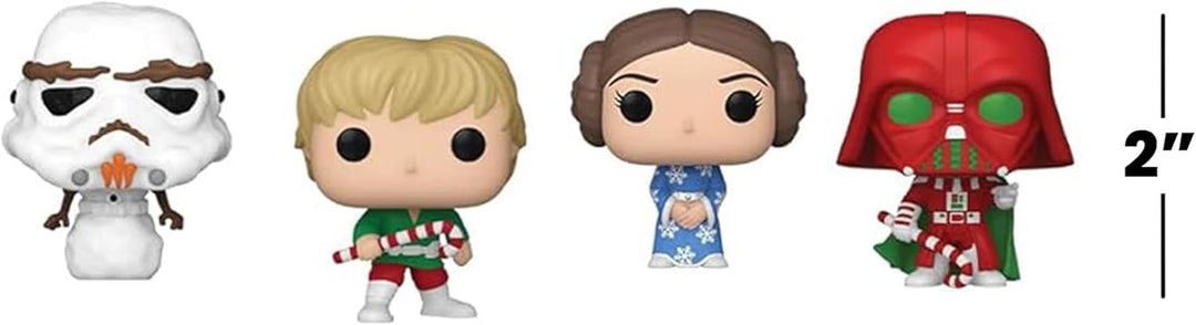 Funko Advent Calendar: Star Wars Holiday - Darth Vader - 24 Tage der Überraschung - Vinyl-Minifigur