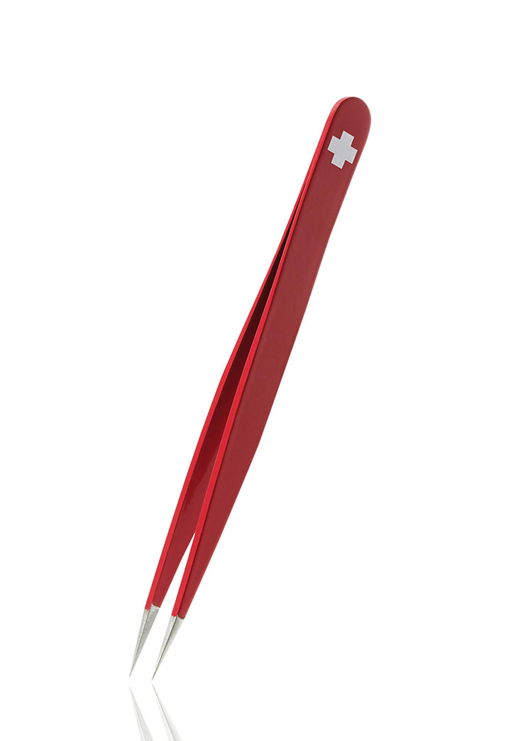 Rubis Splitterpinzette Swiss Pointer - Pinzette für eingewachsene Haare und Splitter - spitz rutschh