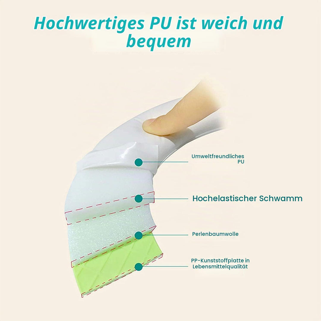 Kinder Toilettensitz WC-Sitz für Junge und Mädchen Kindertoilettensitz für Kissengriff und Rückenleh