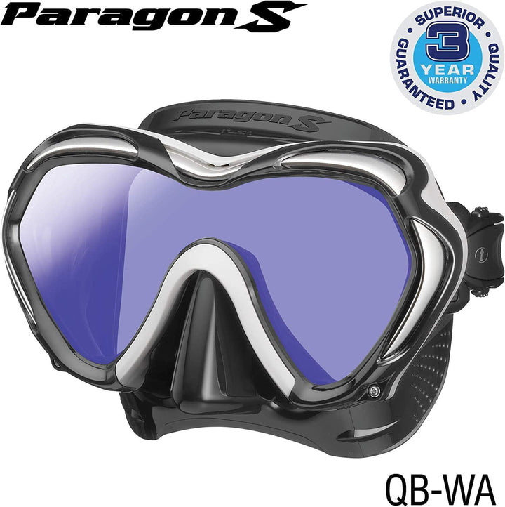 TUSA Paragon M2001SQB - Profi Tauchermaske Fishtail Blue, Fishtail Blue