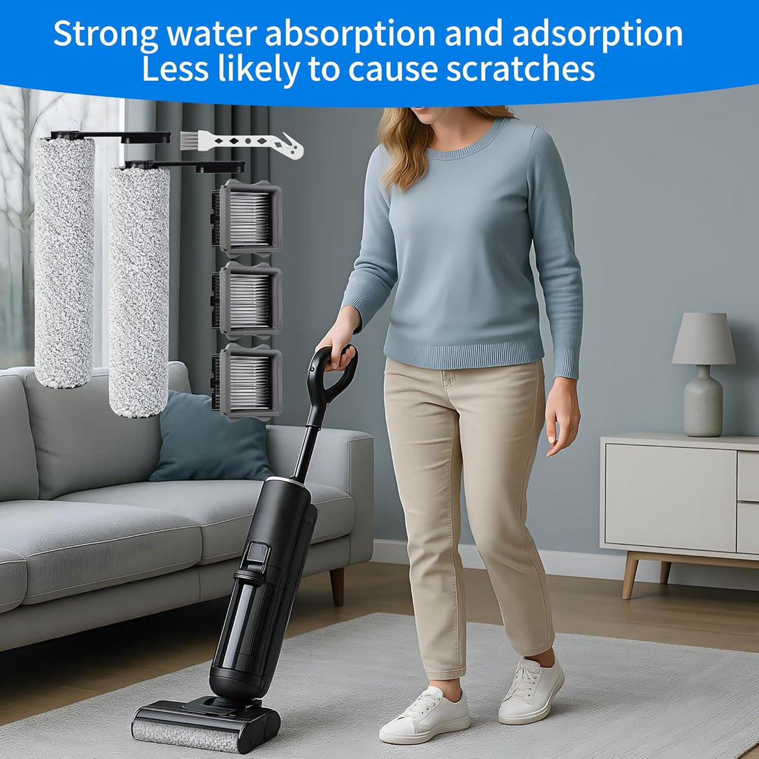 6 Stück Zubehörset für Nass und Trockensauger für Tineco Floor One S5/S5 Pro/S5 Pro 2/S5 Extreme, fü