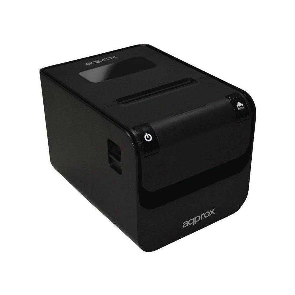 Approx Thermische Ticketdrucker APPPOS80AMUSE Schwarz 250 mm/S 203DPI Papier 80 mm selbstschneidend/