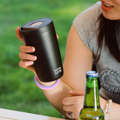 BOTTLE BOTTLE Thermobecher 350ml für Kaffee oder Tee, auslaufsicher und Easy Quick-Press-Verschluss,
