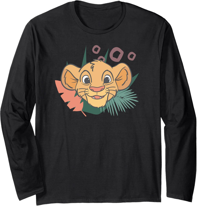 Disney The Lion King Young Simba Pastel Jungle Langarmshirt