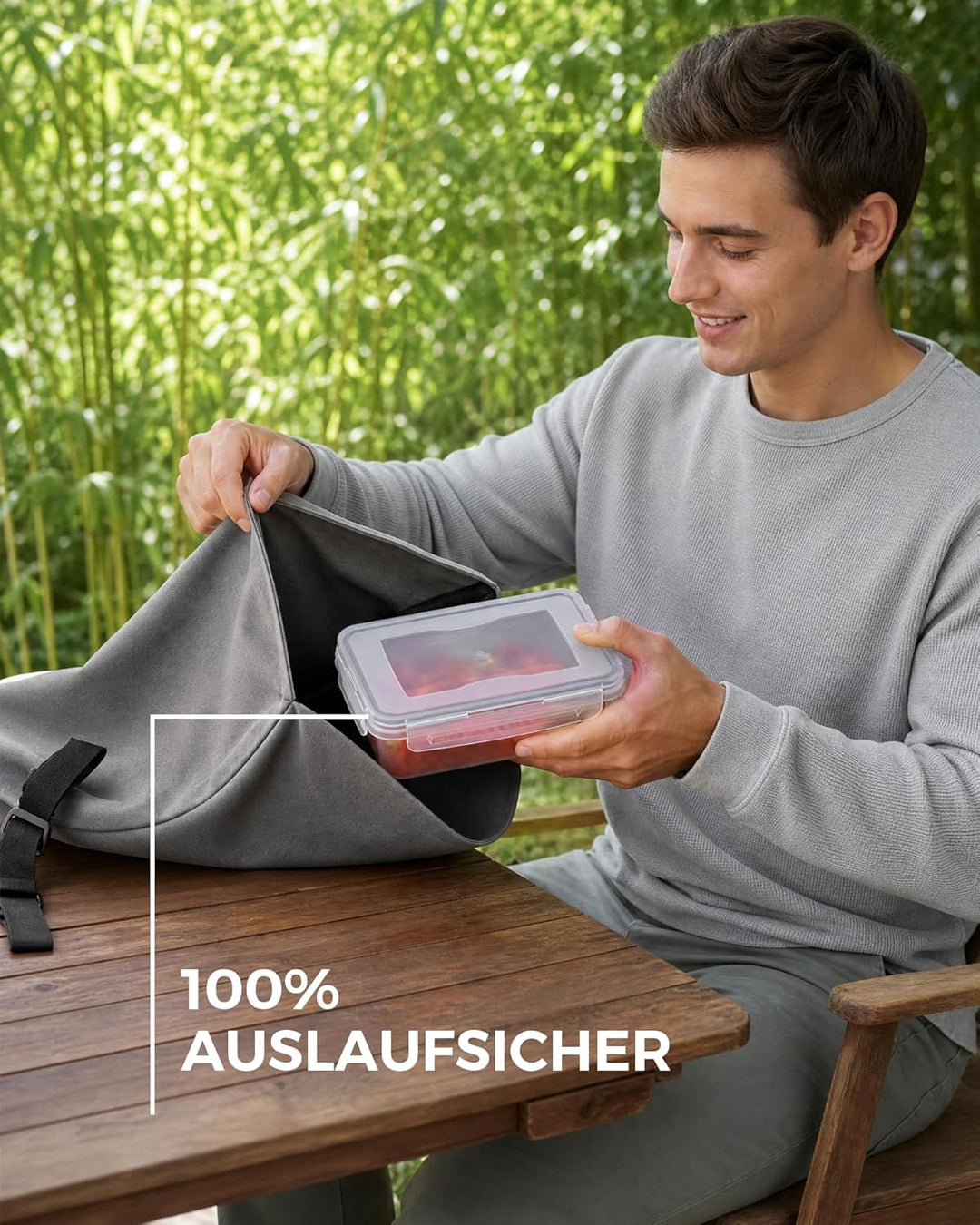 Frischhaltedosen mit Deckel - BPA-frei, Auslaufsicher, Meal Prep Boxen, spülmaschinenfest, gefrier-