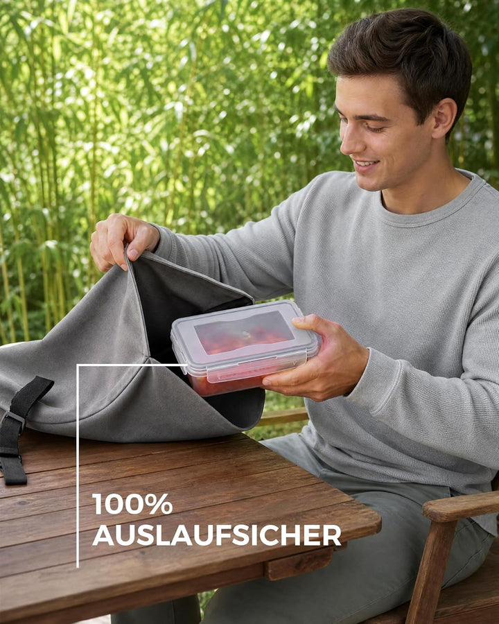 Frischhaltedosen mit Deckel - BPA-frei, Auslaufsicher, Meal Prep Boxen, spülmaschinenfest, gefrier-