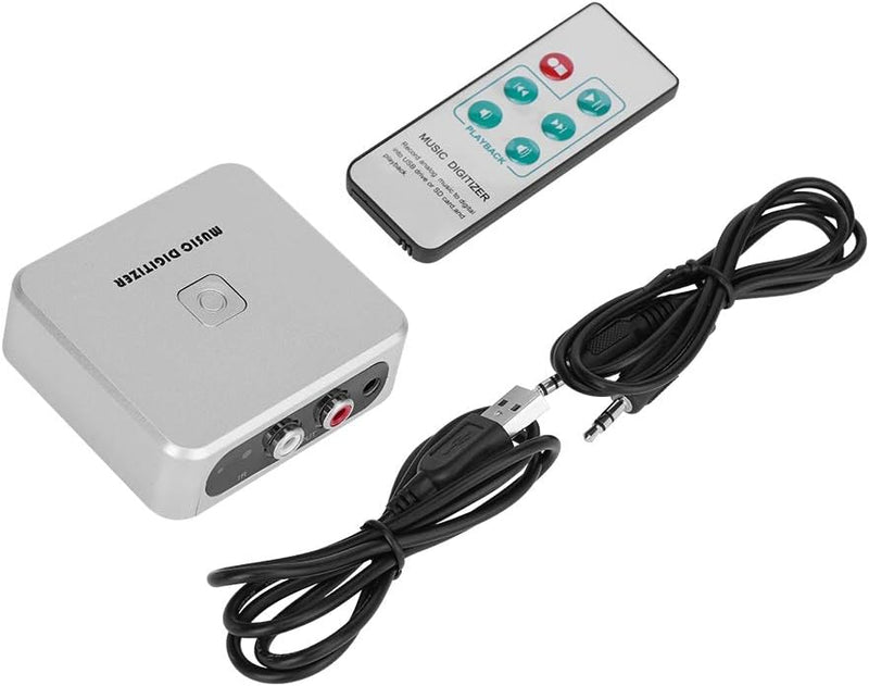 Tangxi MP3-Musik-Digitalisierer CD-Recorder, 3,5 mm Audio & Cinch L R MP3-Recorder-Konverter, 128 Kb