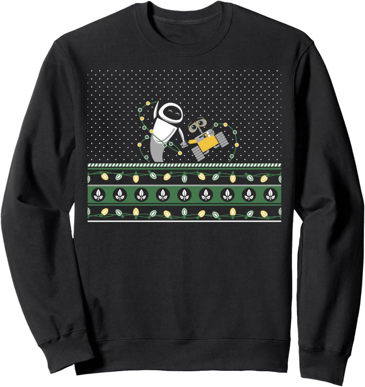 Disney Pixar Wall-E And Eve Ugly Weihnachten Sweatshirt