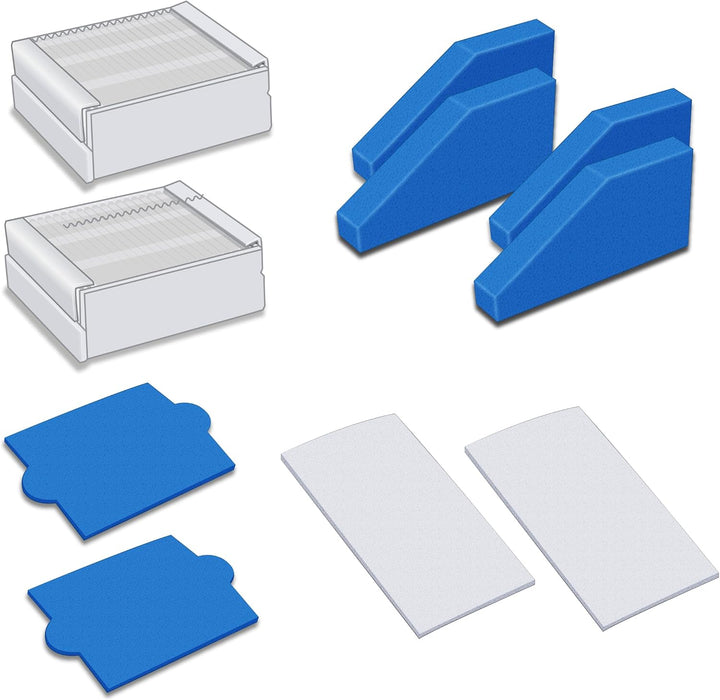 2x FILTER-SET komplett (10-teilig) für Pet & Family, Allergy & Family, Multi Clean X8 Parquet, Multi