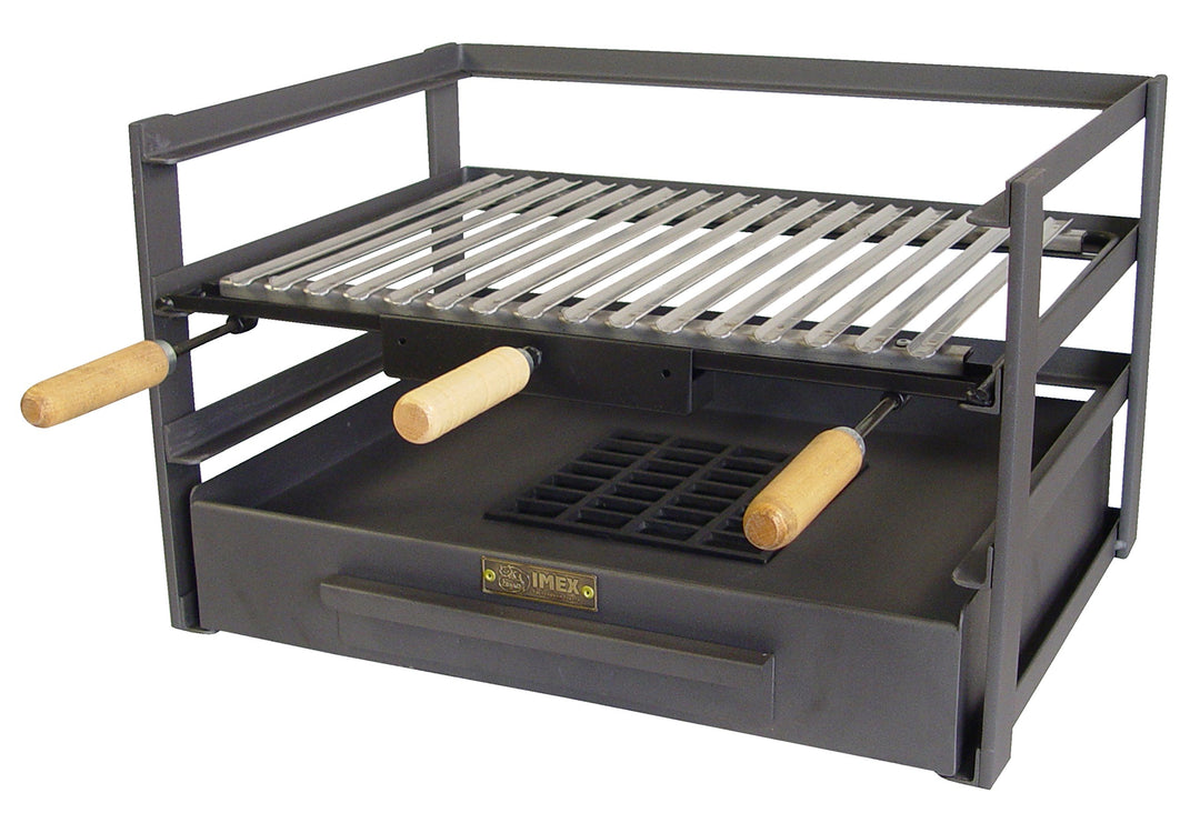 Imex El Zorro 71481.0 Grillschublade mit Grill, schwarz, 57 x 41 x 35 cm