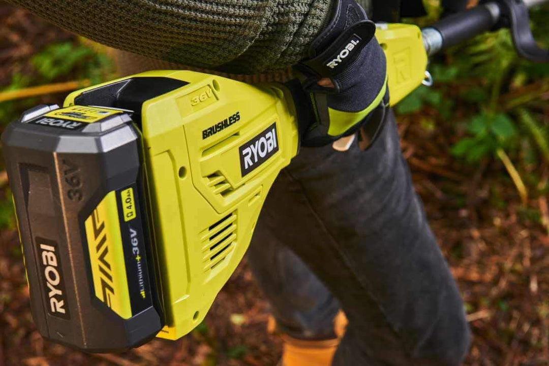 RYOBI Rasentrimmer 36V LithiumPlus Brushless 1x Akku 4,0Ah 1x Ladegerät RY36ELTX33A-140