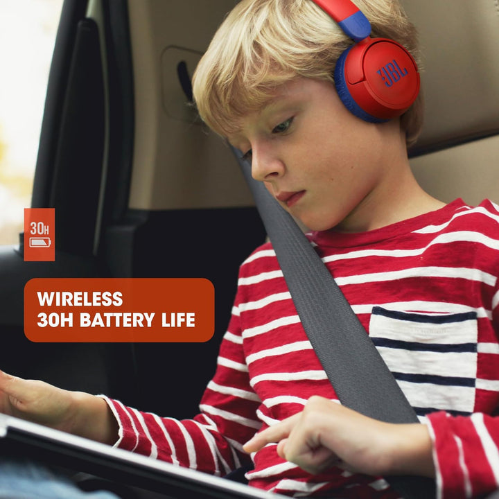 JBL JR 310 - Kinder On-Ear-Kopfhörer (rot/blau)