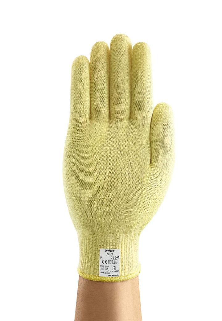 Ansell Neptune Kevlar 70-205 Schnittschutz-Handschuhe, Mechanikschutz, Gelb, Grösse 8 (12 Paar pro B