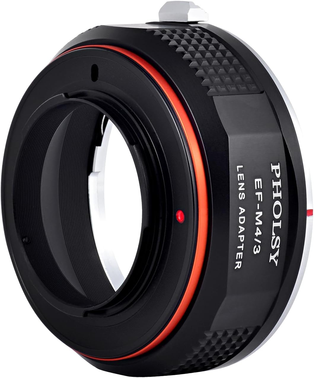 PHOLSY Objektivadapter Manueller Fokus EF auf MFT Kompatibel mit Canon EF EF-S Objektiv auf M4/3 Mic