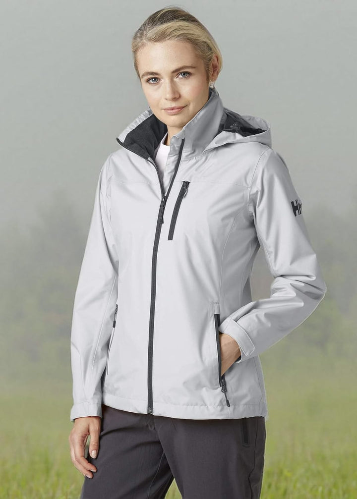 Helly Hansen Damen Current Model W HH Logo Hoodie XS Grey Fog, XS Grey Fog
